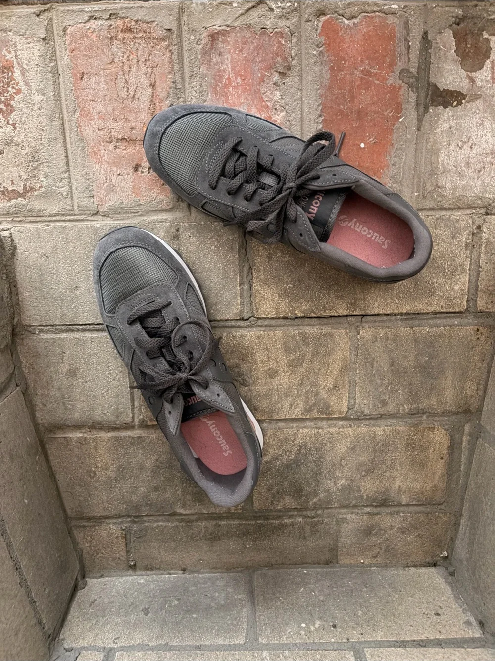 Men's Gray Athletic Sneakers - Casual Running Shoes